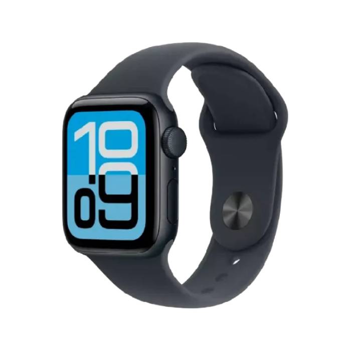 Apple Watch SE 3 GPS 44mm Midnight Aluminium Case with Midnight Sport Band - M/L